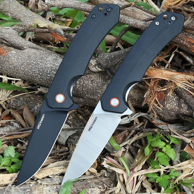 Pocket Folding Knife J146 D2 Blade G10 Handle Outdoor Hunting Hiking Tactical Jackknife Kitchen Utility Survival Camping Knife 6
