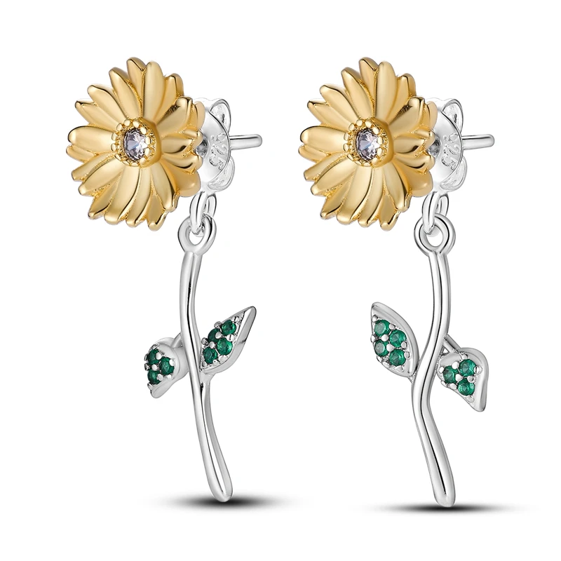 2025 Neue S925 Sterling Silber Ohrringe, geeignet für die niedlichen Tier- und Pflanzen-Serie, mehrfarbig, für Mädchen, Schmuck-Boutique – Detail 11