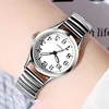 Simple Classic Couple Watch Elastic Spring Strap Large Digital Waterproof Luminous Quartz Wrist Watch Men and Women Gift Clock 2
