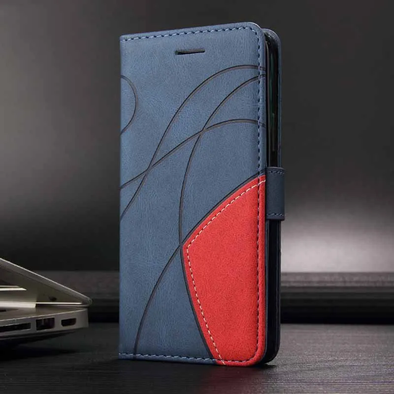 Leather Flip Wallet Phone Cover with Card Holder