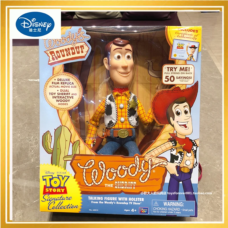 

Disney Anime Toy Story Talking Woody Buzz Jessie Action Figure Music Figurine Dolls Collectible Model Lightyear children gifts