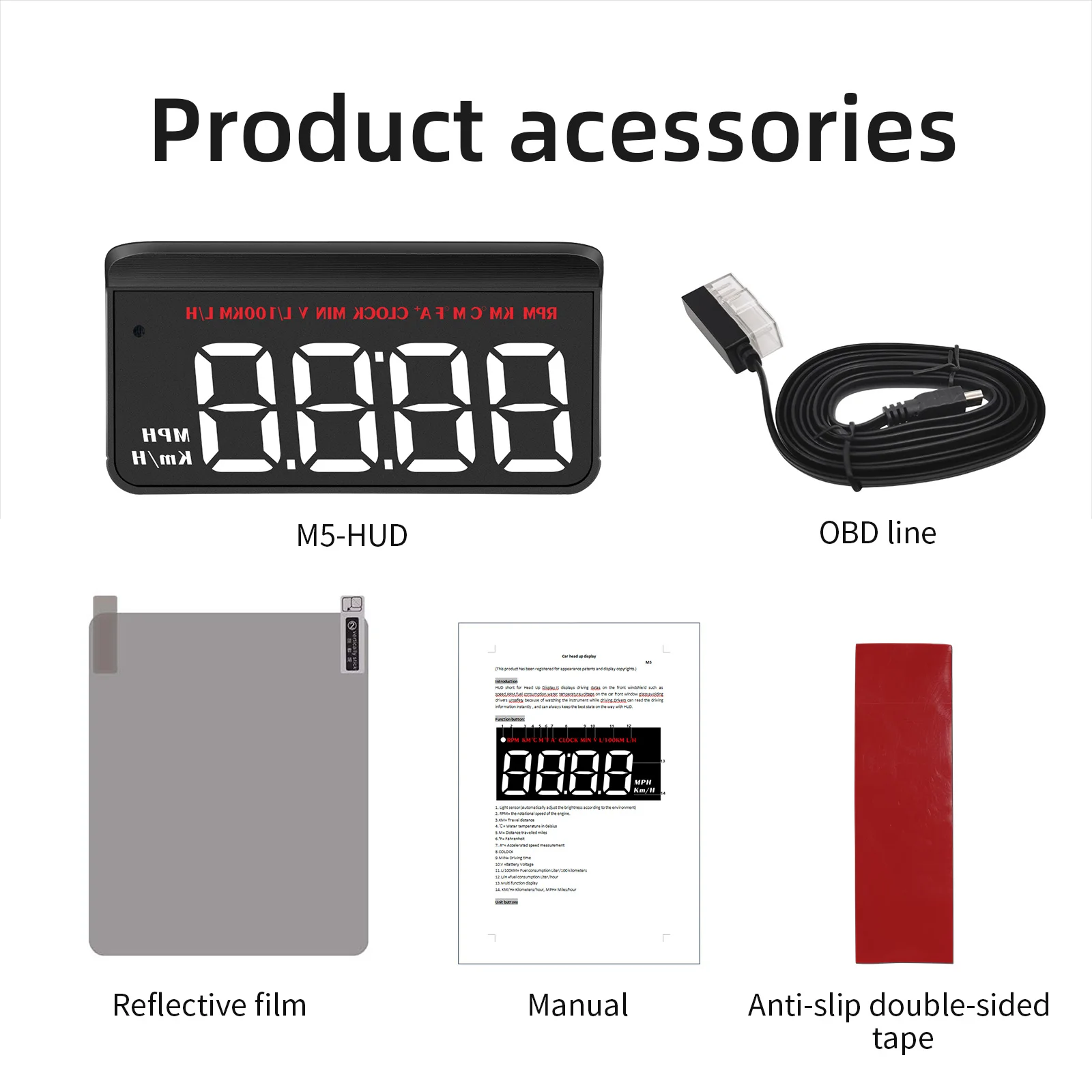 GPS  ÷  ,  ڵ ӵ,  ,  ð  Ÿ, ڵ ׼, M5 OBD2