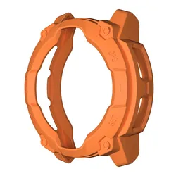 Soft TPU Protective Cover - Durable Protective Case Shell Frame Bumper - Instinct3 Solar 50mm (Orange)