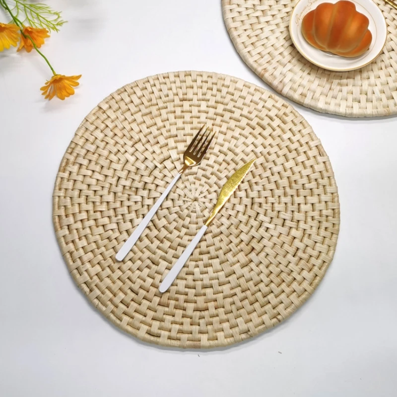 PastoralWindGrassBraidedMatCornHuskBraidedThickenedInsulation