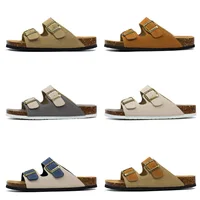 Multi Color Men Casual Cork Slippers Couples Cozy Beach Slides Women's Flats Girls Outdoor Walking Shoes Nubuck Leather Sandals