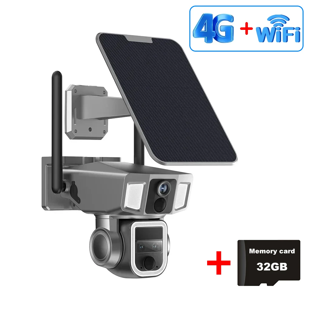 كاميرا Securexpert 12MP 6K 10X Zoom مزدوجة الشاشة...