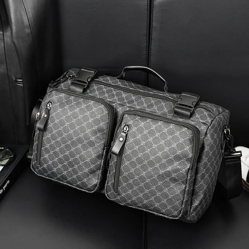 Large Capacity Multi-purpose Travel Bag Trendy Men's Fitness Shoulder Bag Backpack