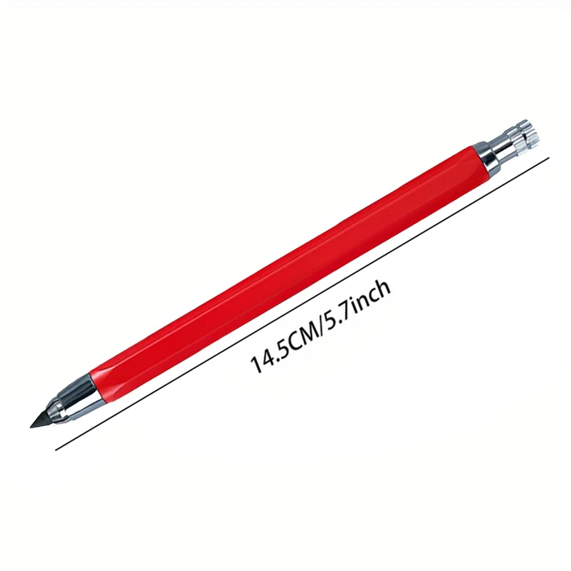 4.0mm Metal Drawing Mechanical Pencil With 2B Lead Set Professional Art Sketching Automatic Pencil Office Stationery Supplies 6