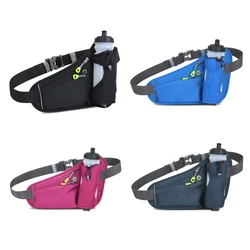 Sports Hydration Belt Bag Running Belt Waist Pack Bum Bag with Water Bottle Holder for Men Women Running Cycling Hiking Walking