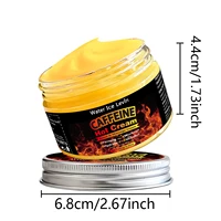 Crème de massage à la caféine, crème corporelle, riche en caféine et autres extraits, raffermit la peau, hydrate la peau et est facilement absorbée 2