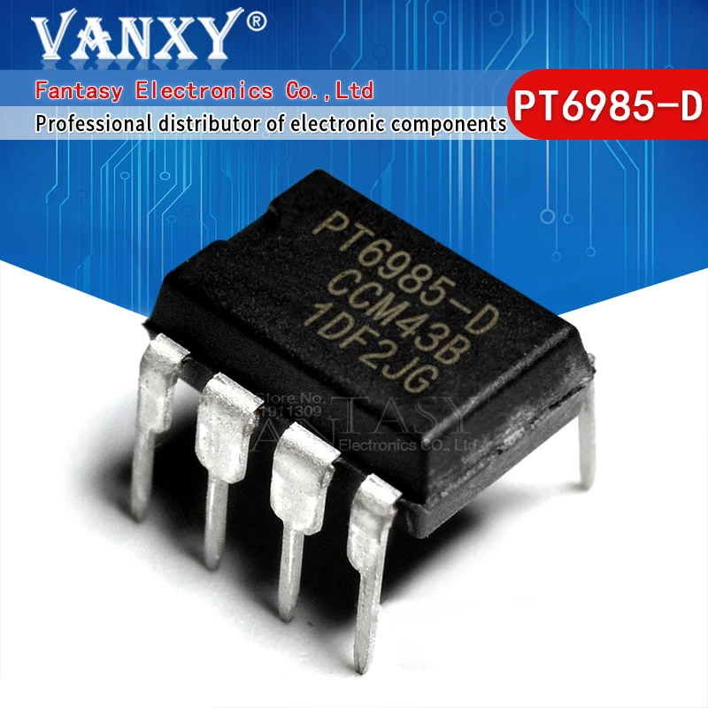 5pcs PT6985-D DIP8 PT6985 DIP8 DIP optocoupler quality assurance for direct insertion tlp521 2 tlp521 2gb tlp521 2gr dip8 optocoupler