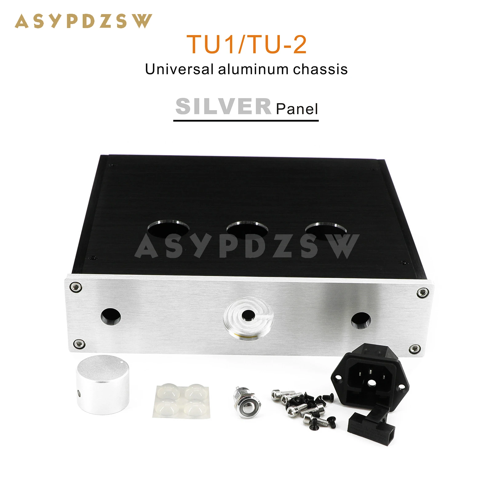 

TU1-EMP/TU-2 Full aluminum Custom dedicated chassis/Tube Preamplifier enclosure/Amplifier box