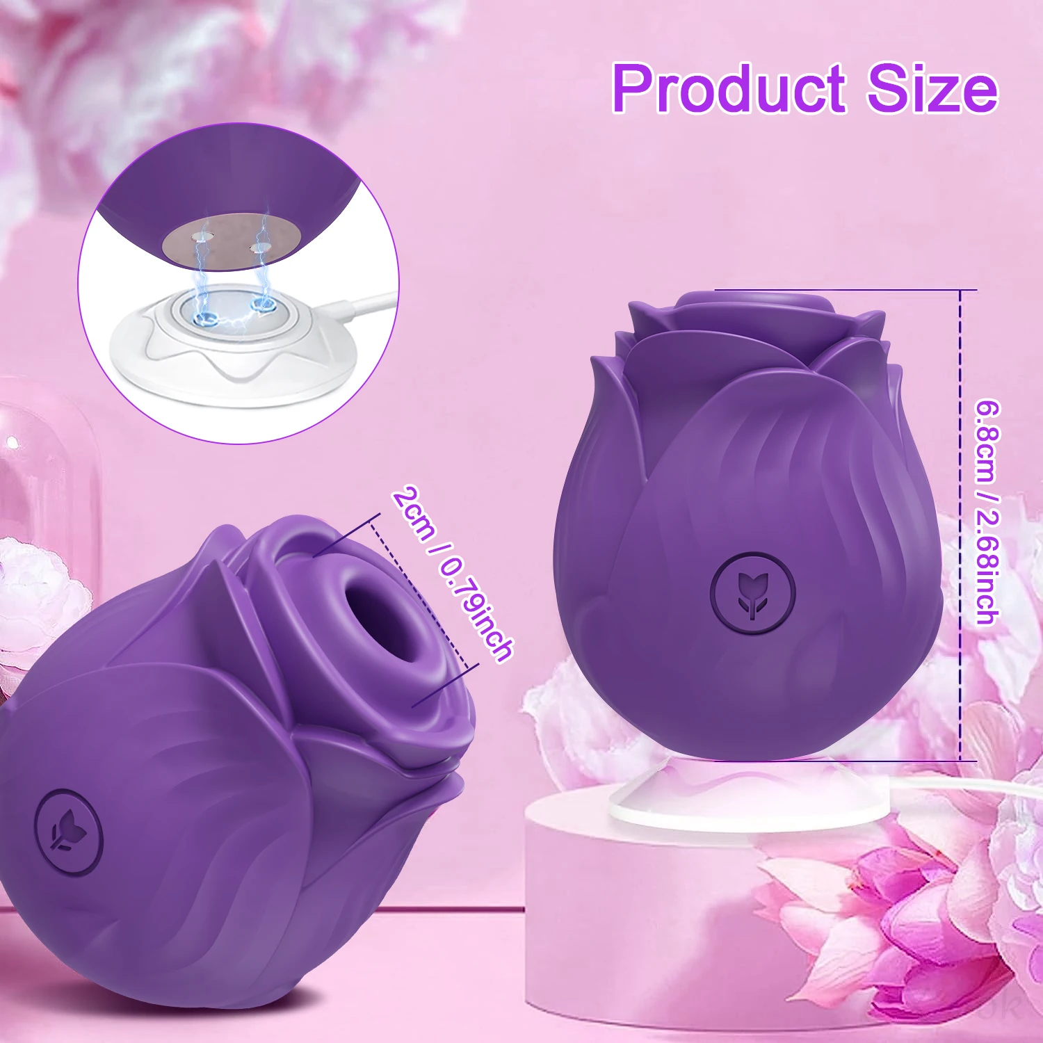 Sucking Clitoris Stimulator Clit Sucker Vibrator for Women Nipples Clit Stimulation Female Masturbation Sex Toy for Women 18+