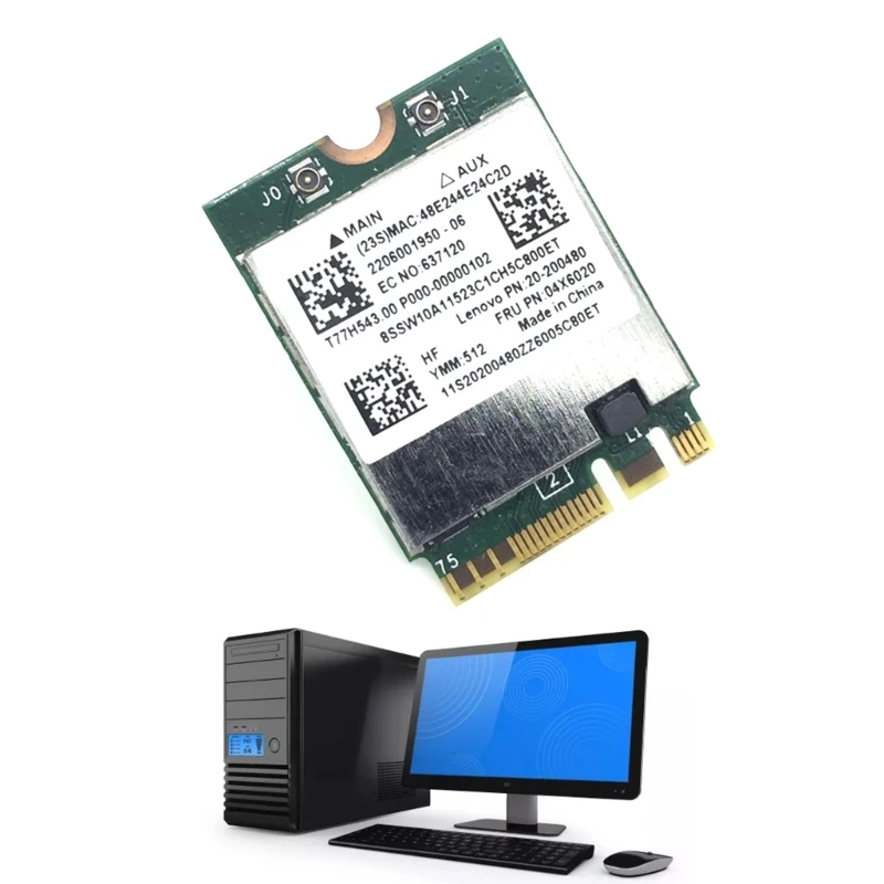 Wifi 카드 BCM94352Z 무선 네트워크 어댑터 B50-70용 2.4G+5Ghz Wlan 어댑터