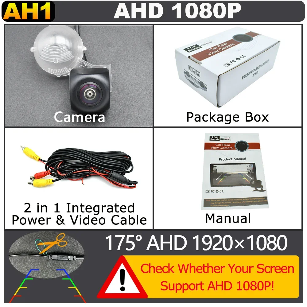 170 Degree AHD 1920x1080P Rear View Camera For Suzuki Grand Vitara