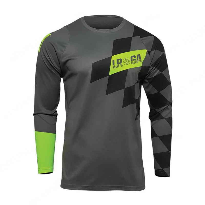 

Men's cycling long sleeve LRGA Jersey Motocross downhill tracksuit MTB BMX mountain bike endurance race Breathable shirt