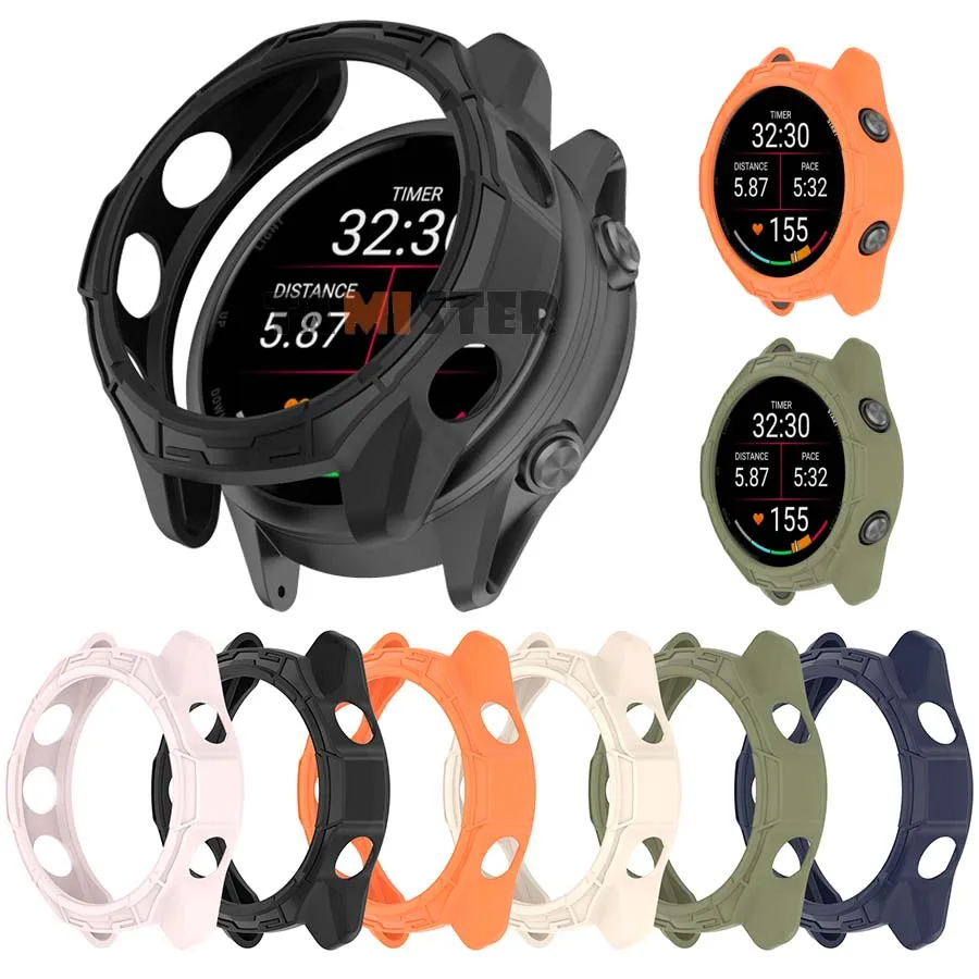 Garmin Forerunner 970/570 TPU Protective Bumper Shell for 47mm and 42mm Watches