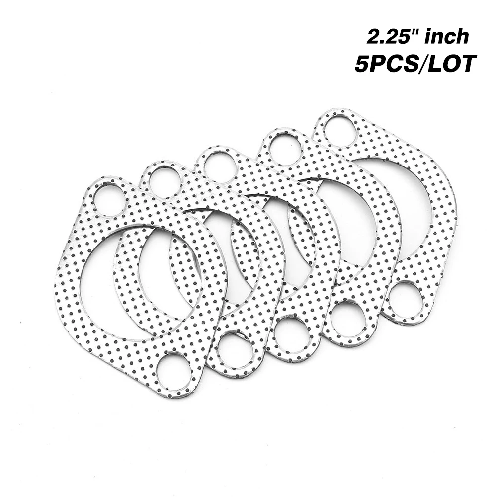 CNSPEED Aluminum 2.25 inch 56mm Car Engine Exhaust Gasket Downpipe Flange Universal Exhaust Pipe Gasket 5pcs/Lot