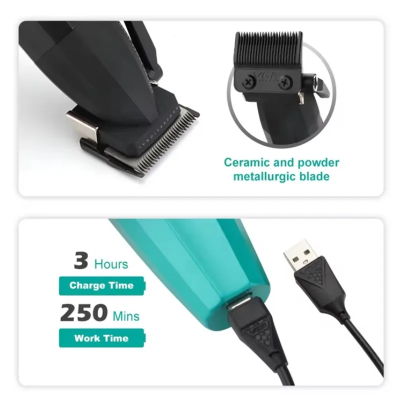 ماكينة قص الشعر الاحترافية VGR الأصلية للرجال ، ما...