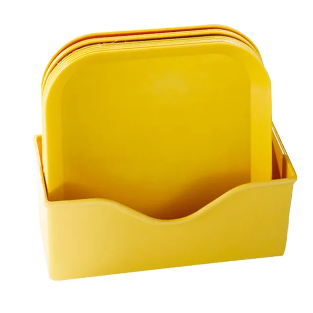 8PC Pet Food Bowl Set Pet Cats Dogs Square Feeding Bowl Solid Color Bowl Wet And Dry Food Plate For Kitten Puppy Pet Supplies 2