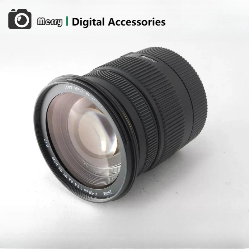 시그마 17-50mm f/2.8 EX DC OS HSM 광각 줌 렌즈 (캐논 또는 니콘 마운트용) 98% 새 상품