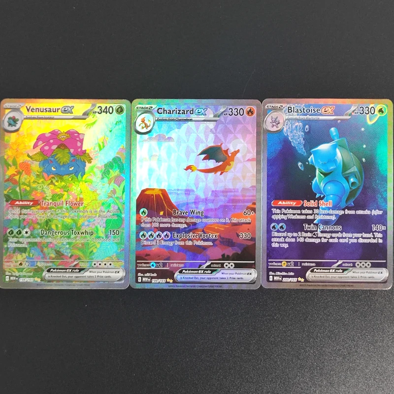 PTCG 카드 151 SV2a 부스터 박스 스칼렛 & 바이올렛 일본어 영어 프랑스어 스페인어 애니메이션 컬렉션 카드 장난감 선물