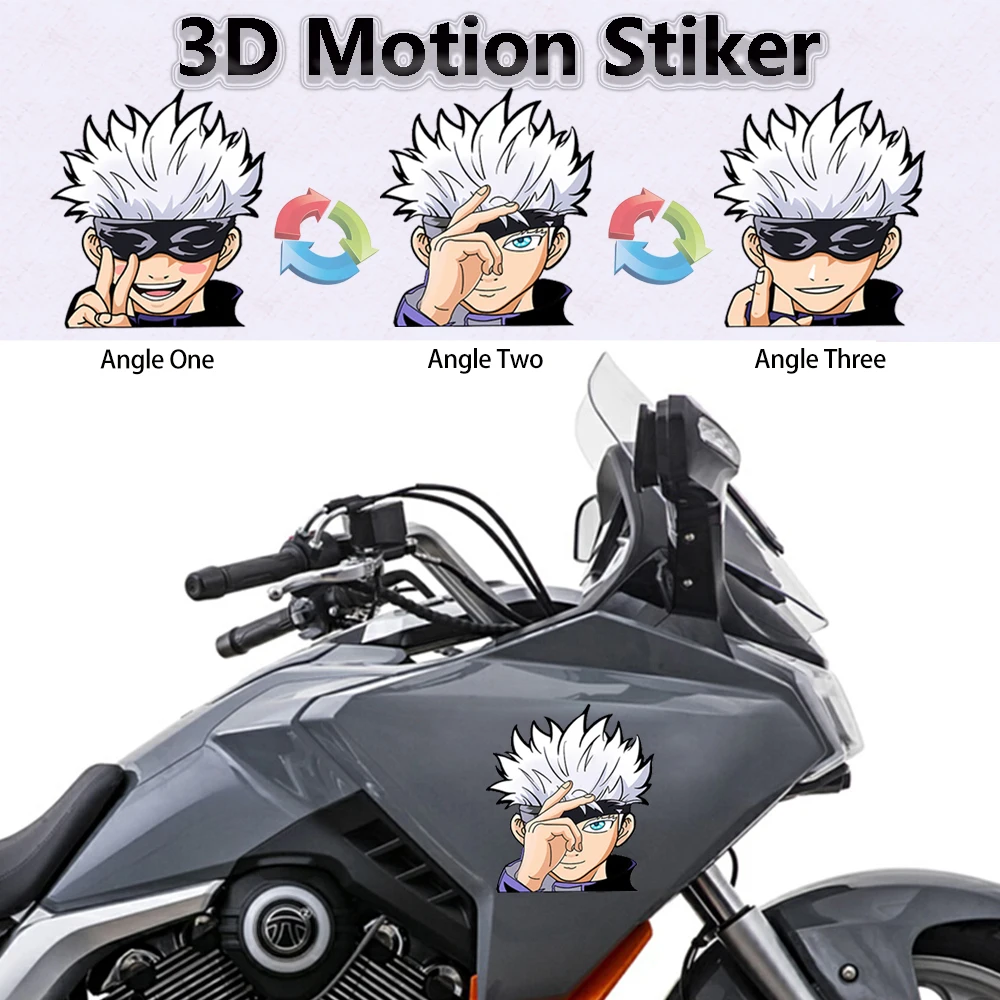 

Jujutsu Kaisen Anime Motion Stickers Gojo Satoru Waterproof Decals for Cars,Suitcase,Motorcycles,ipad,Refrigerator,Etc.