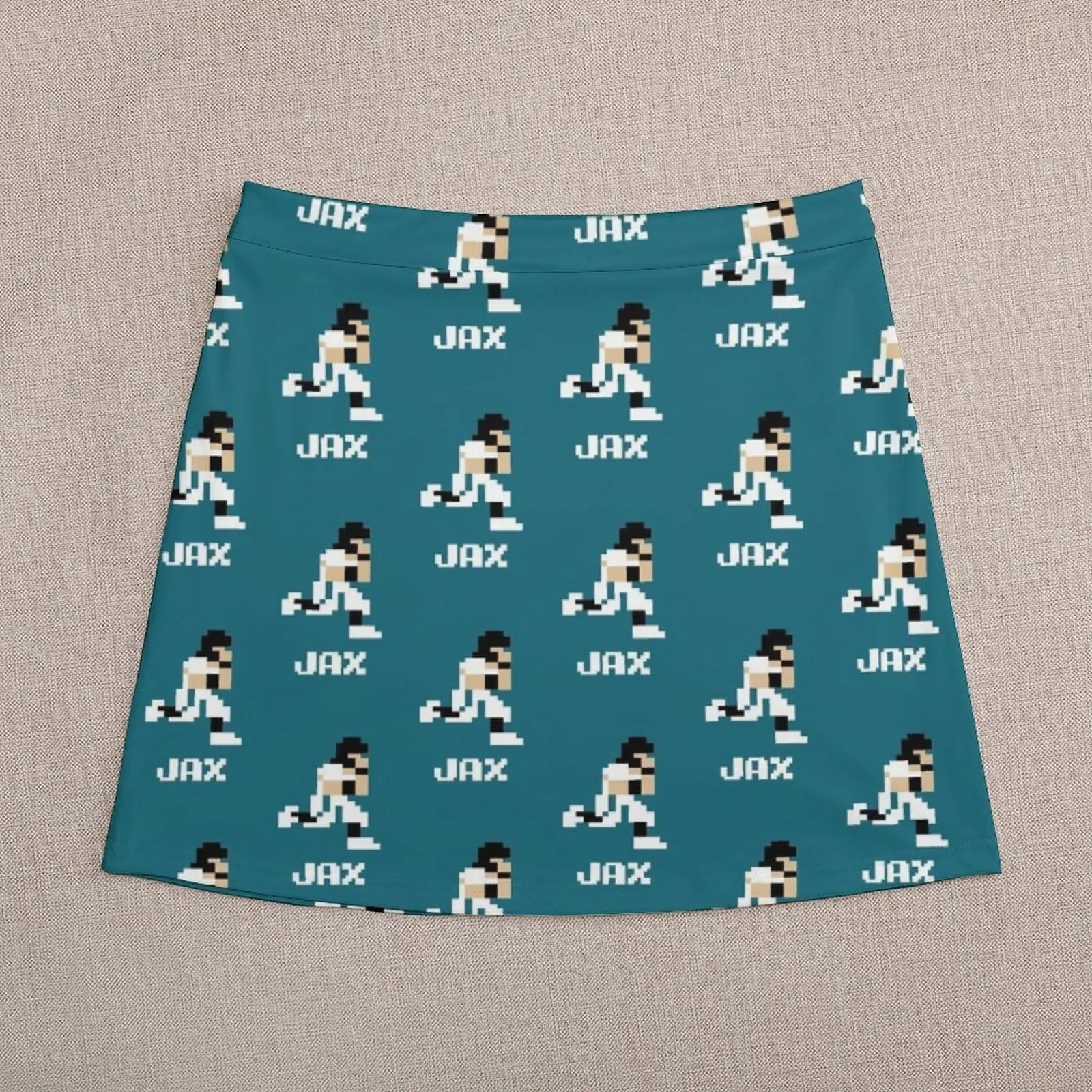 8 bit Jax Football 1 Mini Skirt School skirt rave outfits for women School uniform