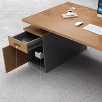 Bureau de bureau moderne pour chambre à coucher, rangement Design de luxe, bureau à la mode, travail classique Biurko Do Komputera, accessoires pour la maison 4