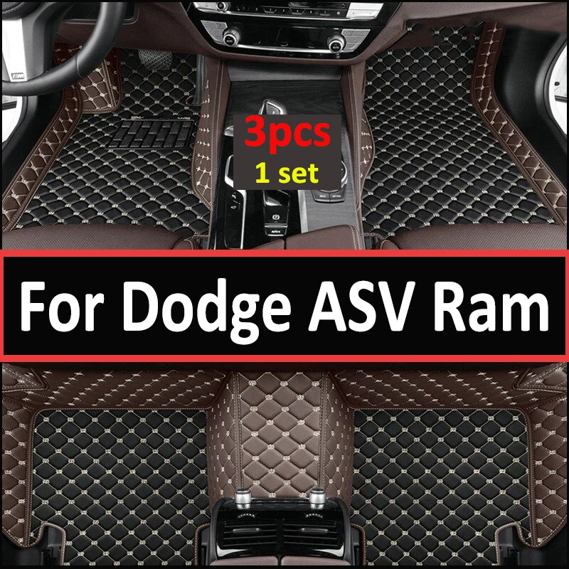 

Car Floor Mats For Dodge ASV Ram 1500 DT 2019~2022 Anti-dirt Carpets Leather Floor Mat Rugs Pad Interior Parts Car Accessories