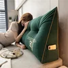 Bedside Cushion Nordic Removable Triangular Bed Backrests Large Pillows for Home Soft Backrest Pillow Cushions Headboard Coussin 5