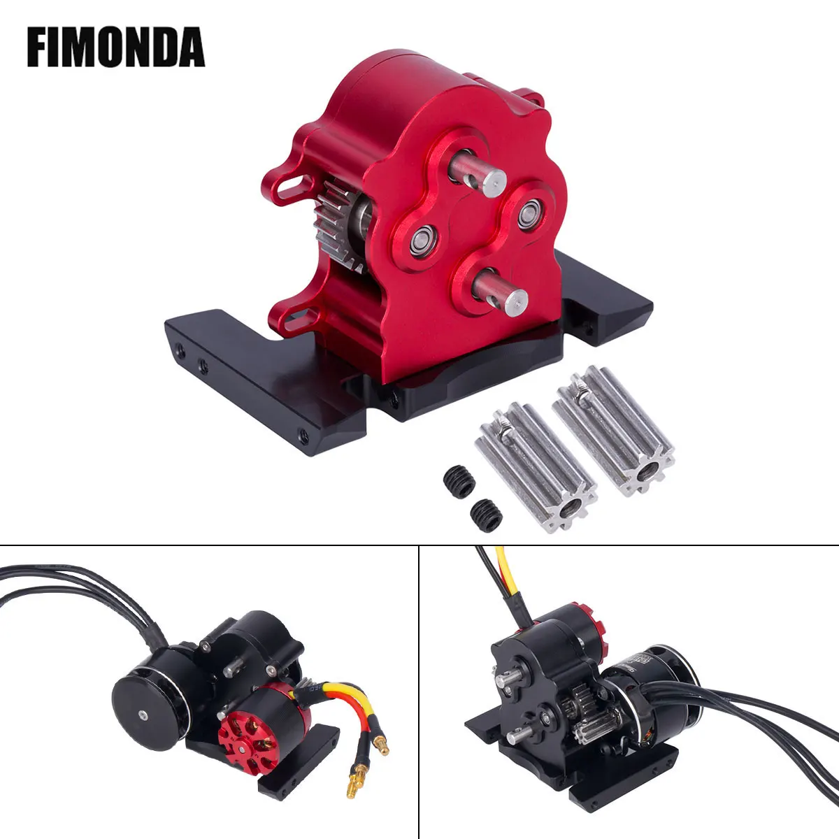 Aluminum Dual Transmission Dig Overdrive Gearbox with Delrin