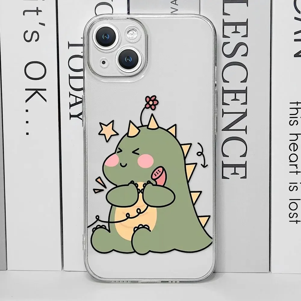 Cute Green Pink Dinosaur Couple Clear Phone Case for IPhone 13 12 11 14 15 16 Pro MAX XS X SE2 7 8 Plus Soft Paired Cover Fundas 3 Cute Green Pink Dinosaur Couple Clear Phone Case for IPhone 13 12 11 14 15 16 Pro MAX XS X SE2 7 8 Plus Soft Paired Cover Fundas – Bild 3