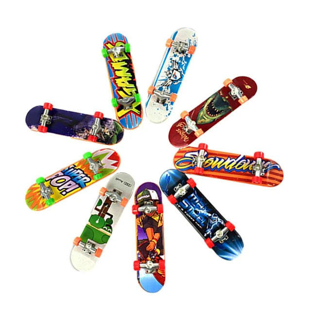 Children's finger skateboard toy Mini Finger Toys Set Finger Skateboards  4pcs random color 