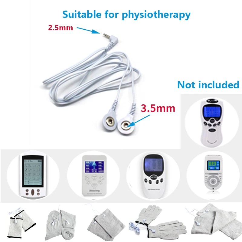 Knee Elbow Pads Conductive Fiber Unit Muscle Stimulator Physiotherapy Instrument Massager for TENS Machine Sleeves Protectio