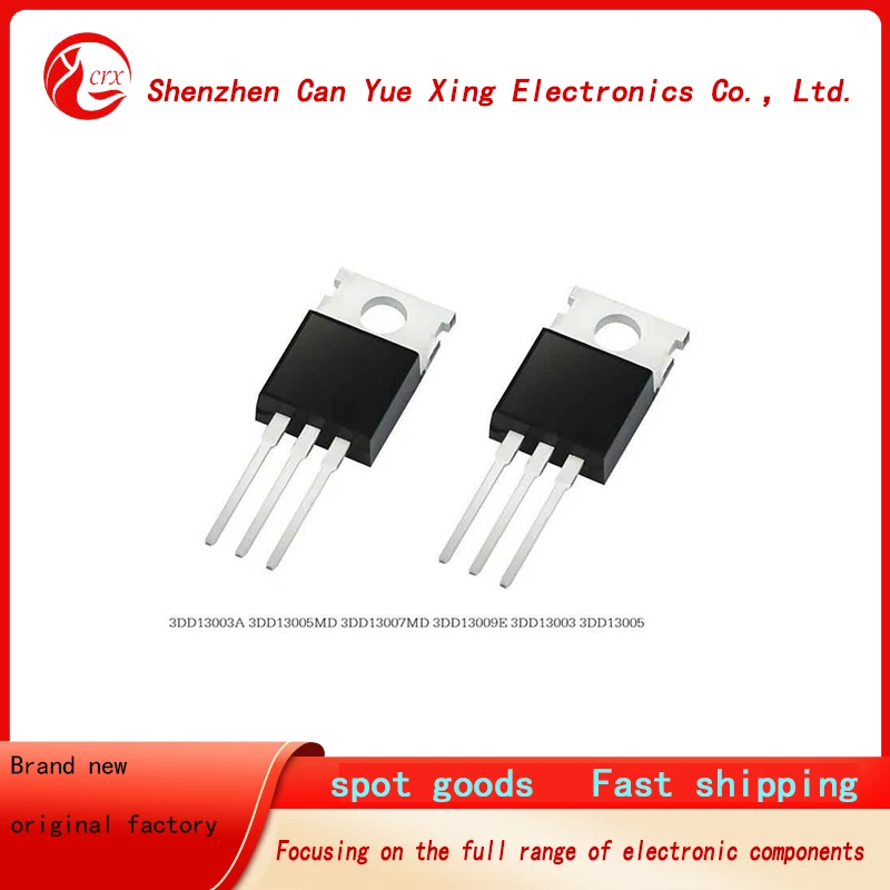 5 Stück 3DD13009 NPN-Transistor – TO-3P, 12A, 150°C, Für Schaltnetzteile & Verstärker