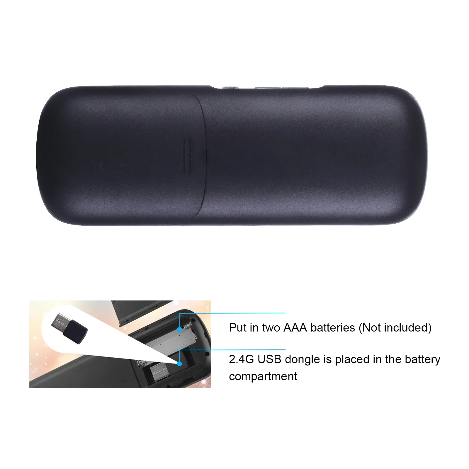 iPazzPort Mini Wireless Keyboard with Touchpad 4