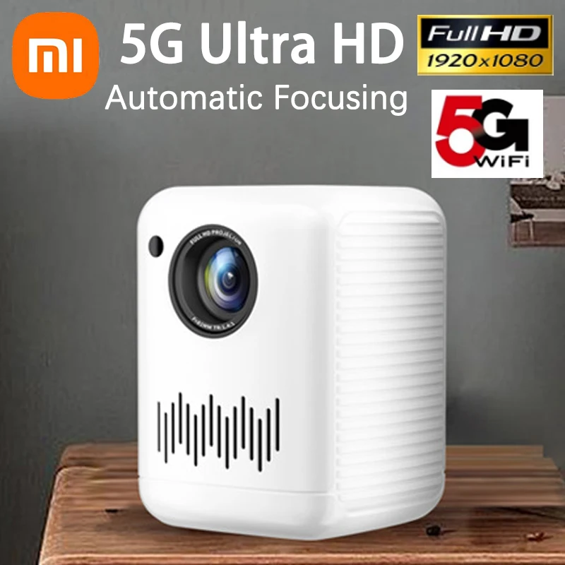 XiaomiMiniProjectorAndroid10Supported4K5GFullHD1080PLED