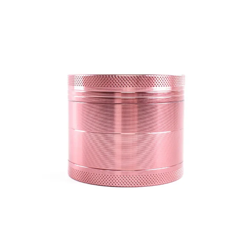 40mm 4 Layers Tobacco Herbal Grinder 5 Colors Crusher Metal Zinc Aluminum Alloy Cutter Mill Lighting for Spice Smoking 4