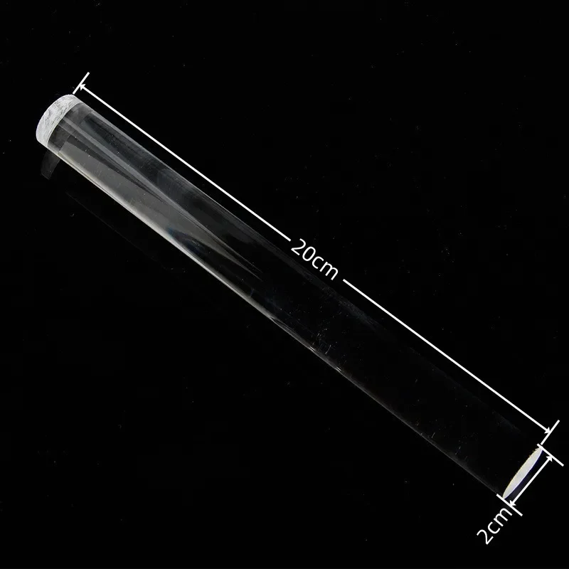 20cm Solid Clay Acrylic Rolling Pin for DIY Crafting and Pottery Art