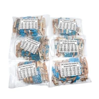 1/2W 1W 2W 3W Resistance 1% Metal Film Resistor Assortment Kit Set 30values 1R~750R 1K~820K Ohm
