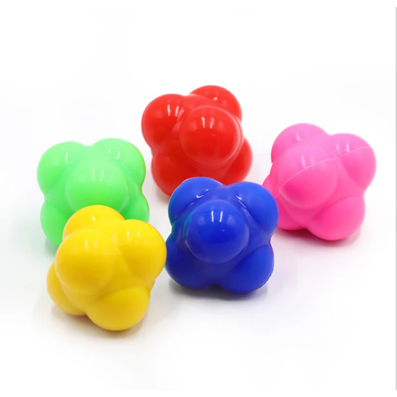 Hexagonal Ball Sensitive Reaction Ball Change of Direction Agility Speed Training Reaction Speed Rehabilitation Training
