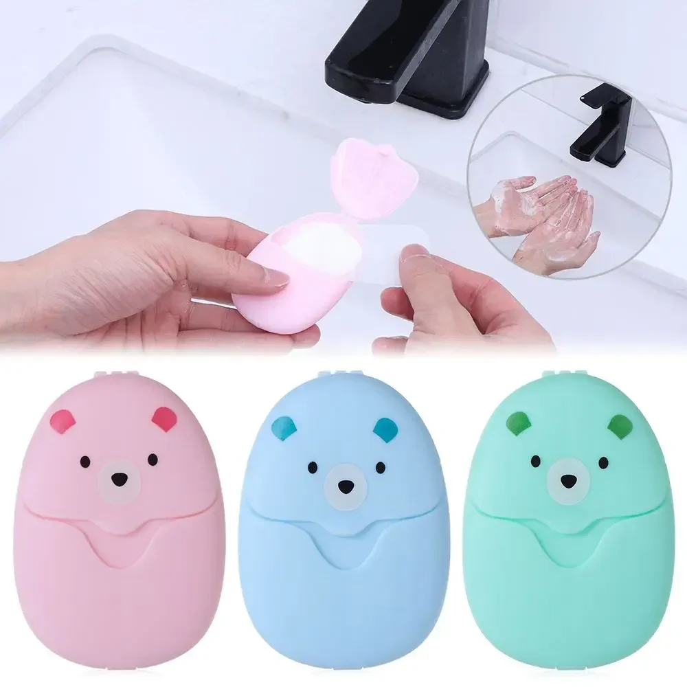 50Pcs Portable Soap Paper Boxed for Outdoor