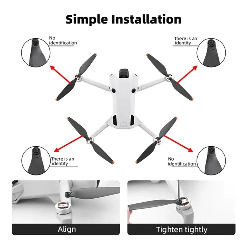 6030F Propeller for DJI Mini 4 Pro Propeller Props Blade Replacement for MINI 3 PRO Drone Accessory drone propeller drone propellers drone propeller blades propeller replacement parts
