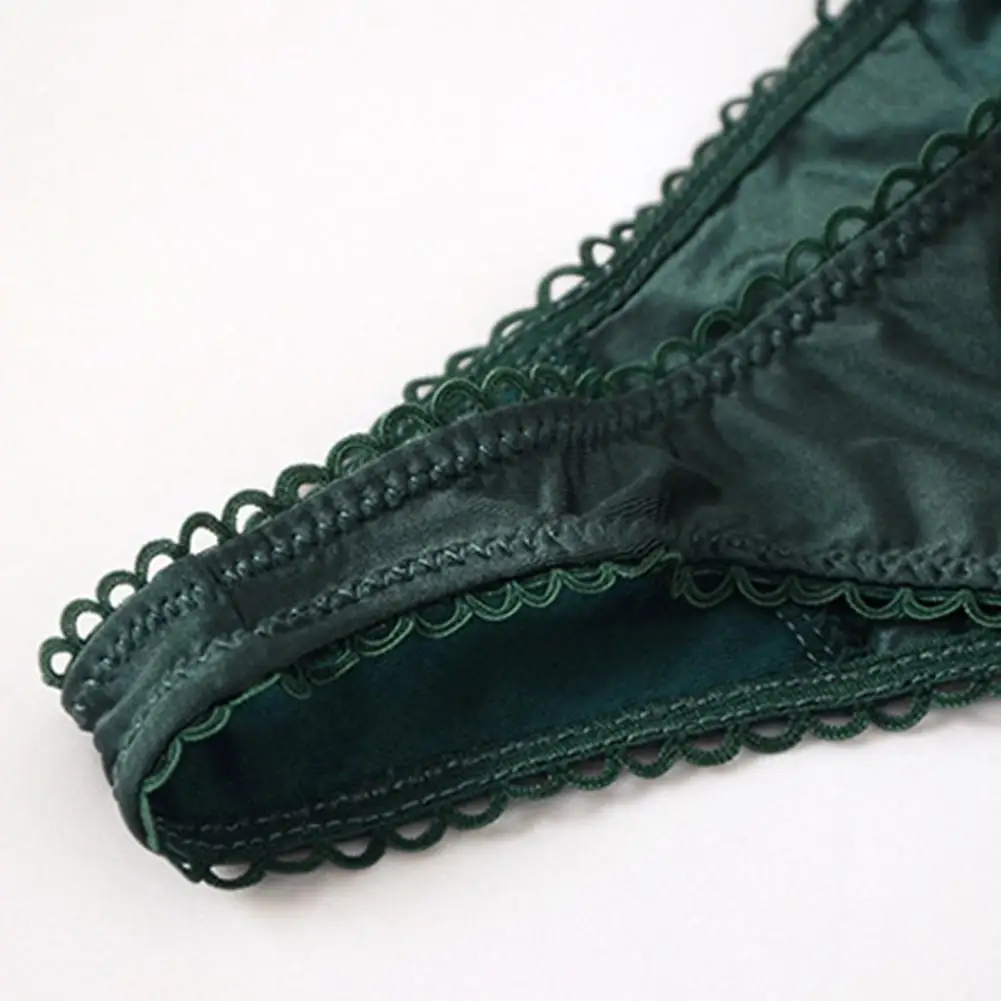 Women White Sexy Lace Panties Low-waist Underwear Thong Female G String Breathable Lingerie Temptation Embroidery Intimates