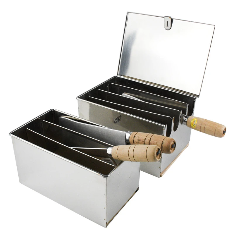2023 New Stainless Steel Multi grid Knife Holder Thickened Knife Box