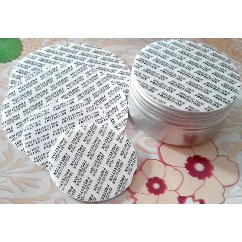 100pcs Self Sealing Sticker for Jar Bottle Mouth Self-Adhesive Leak Proof Gasket
