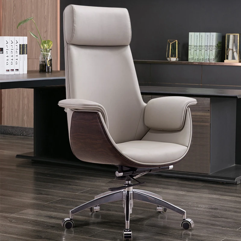 Silla de oficina moderna con soporte Lumbar para Gaming, cómoda almohadilla giratoria, ergonómica, con ruedas, muebles de lujo