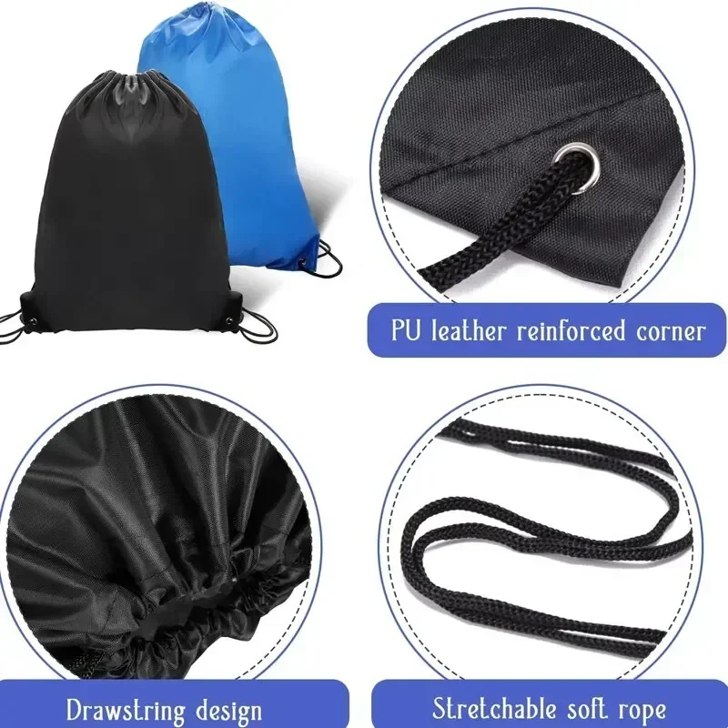 Eco Polyester Bundle Pocket Race Backpack Portable Waterproof Shopping Pack Backpacks Portable Men Women Outdoor Sports Gym Bag 3