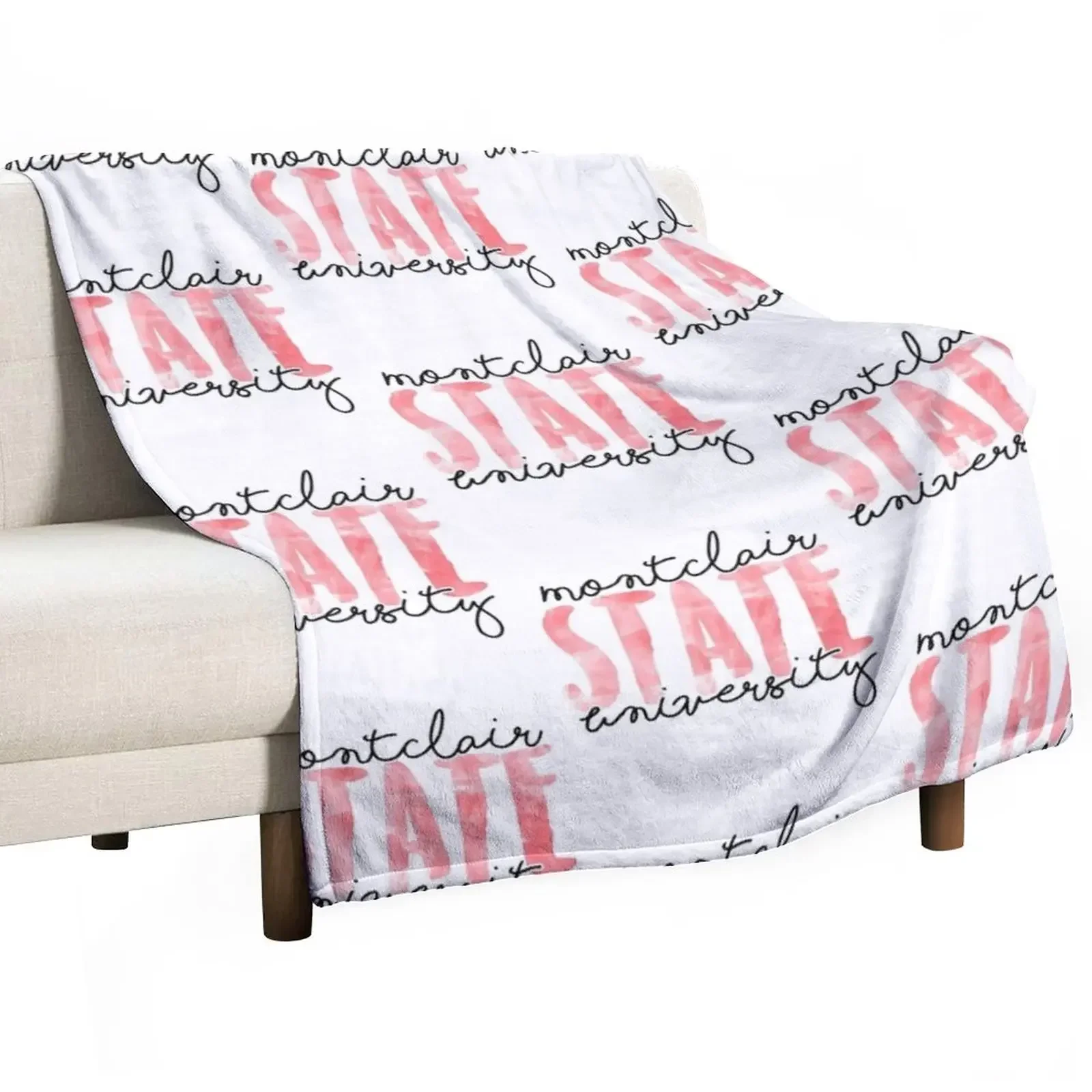 

Montclair State University Throw Blanket Bed Fashionable Shaggy Blankets